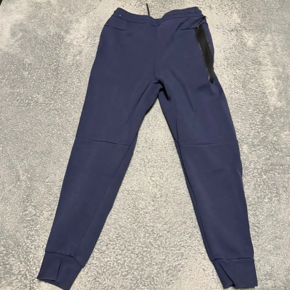 Nike Tech Fleece Joggers Mens XS Blue Tapered Sweatpants CU4495 **